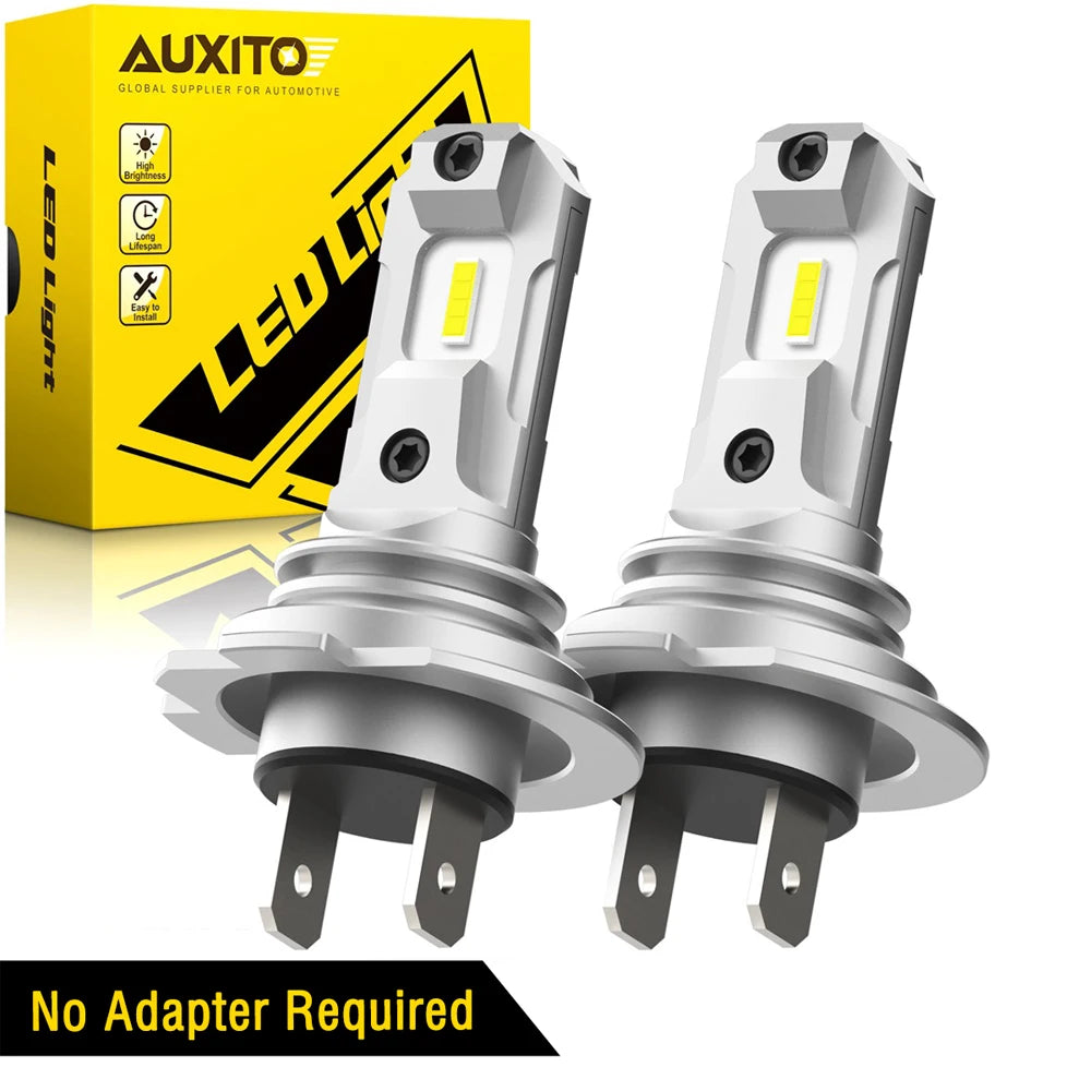 AUXITO H7 LED Headlight 6500K Fanless