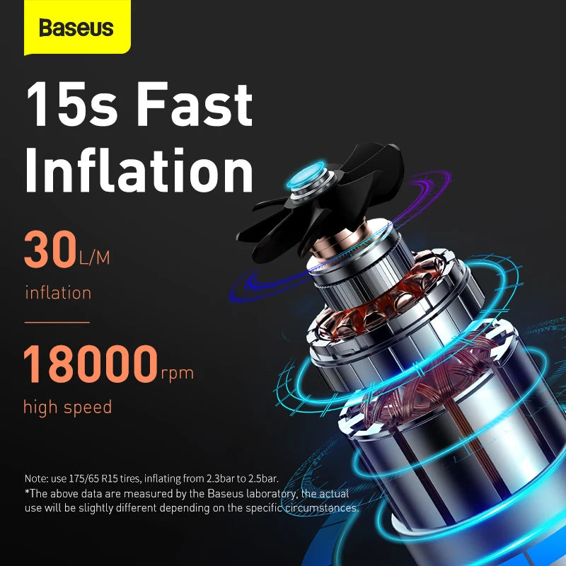 Smart 12V Tire Inflator Pump