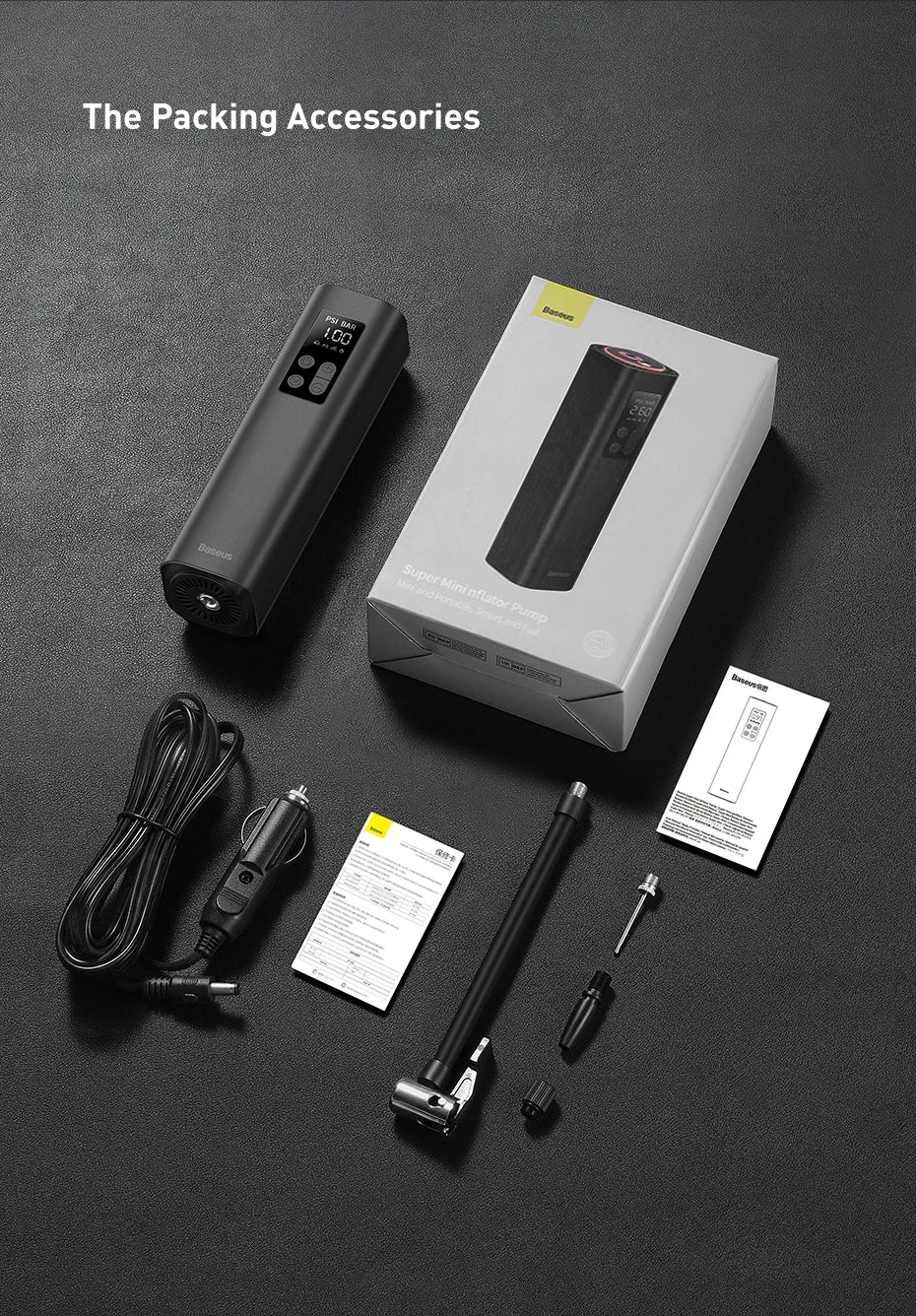 Smart 12V Tire Inflator Pump