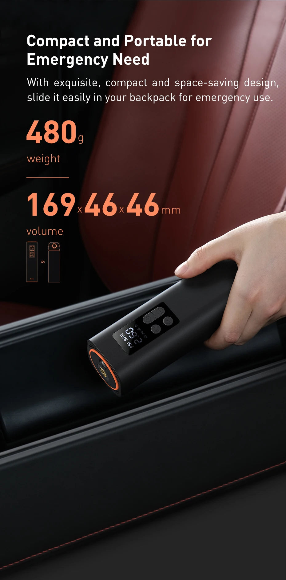 Baseus 12V Tire Inflator