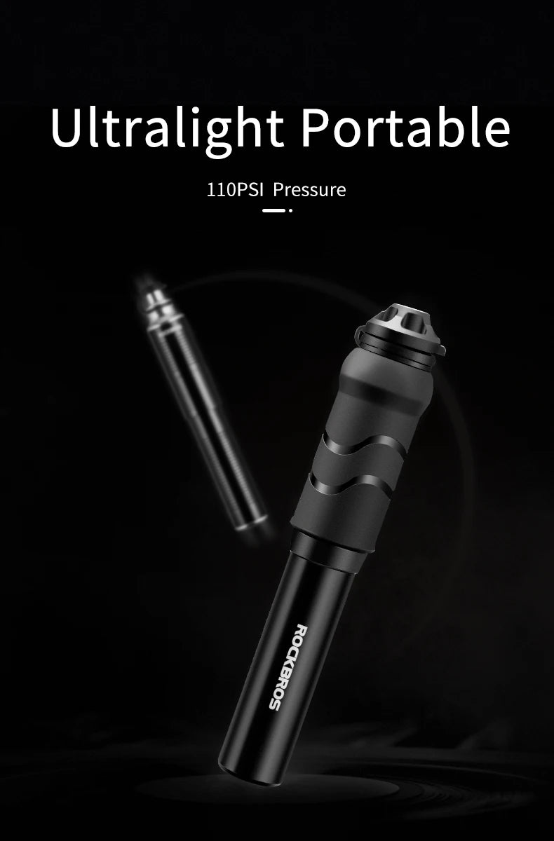ROCKBROS Mini Bike Pump 110PSI
