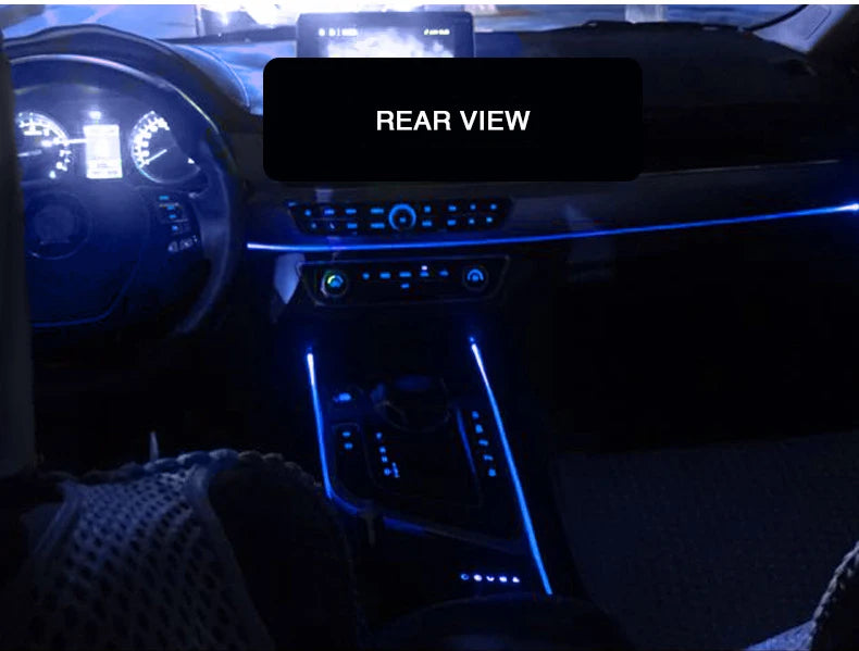 6in1 RGB Fiber Optic Car Ambient Light 8M
