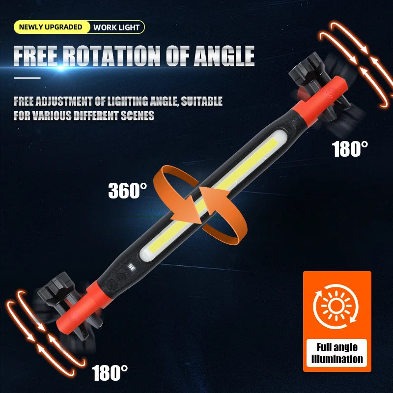 LED Rechargeable Work Light 360° Magnetic