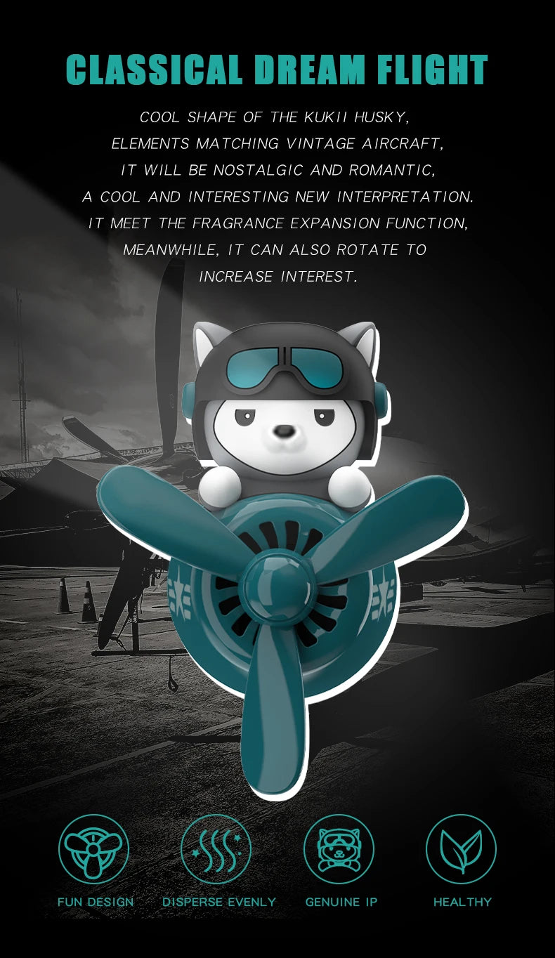 Pilot Dog Car Air Freshener