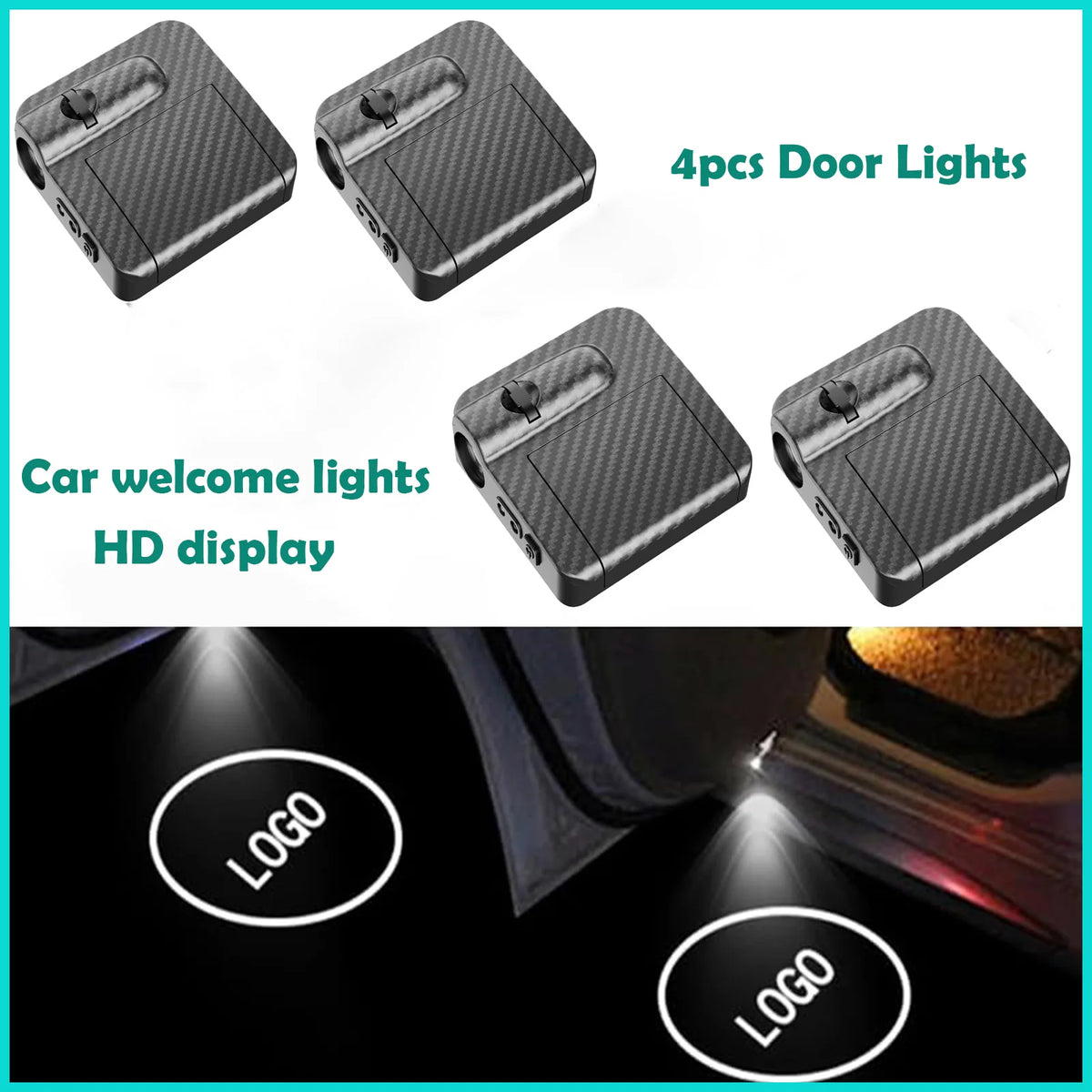 Wireless Car Door Projector Lights (2/4PCS)