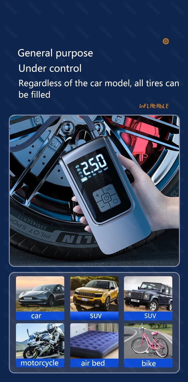 Wireless Tire Inflator