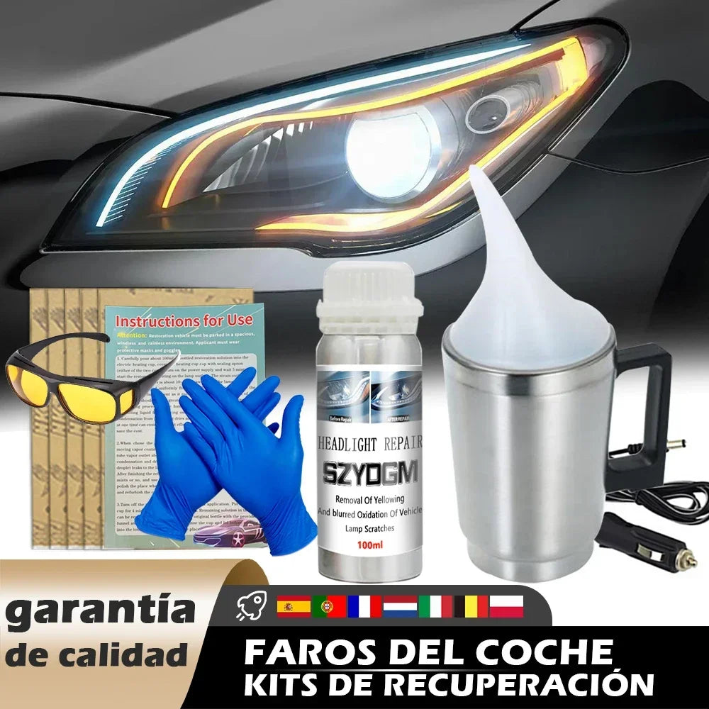 Car Headlight Restoration Kit