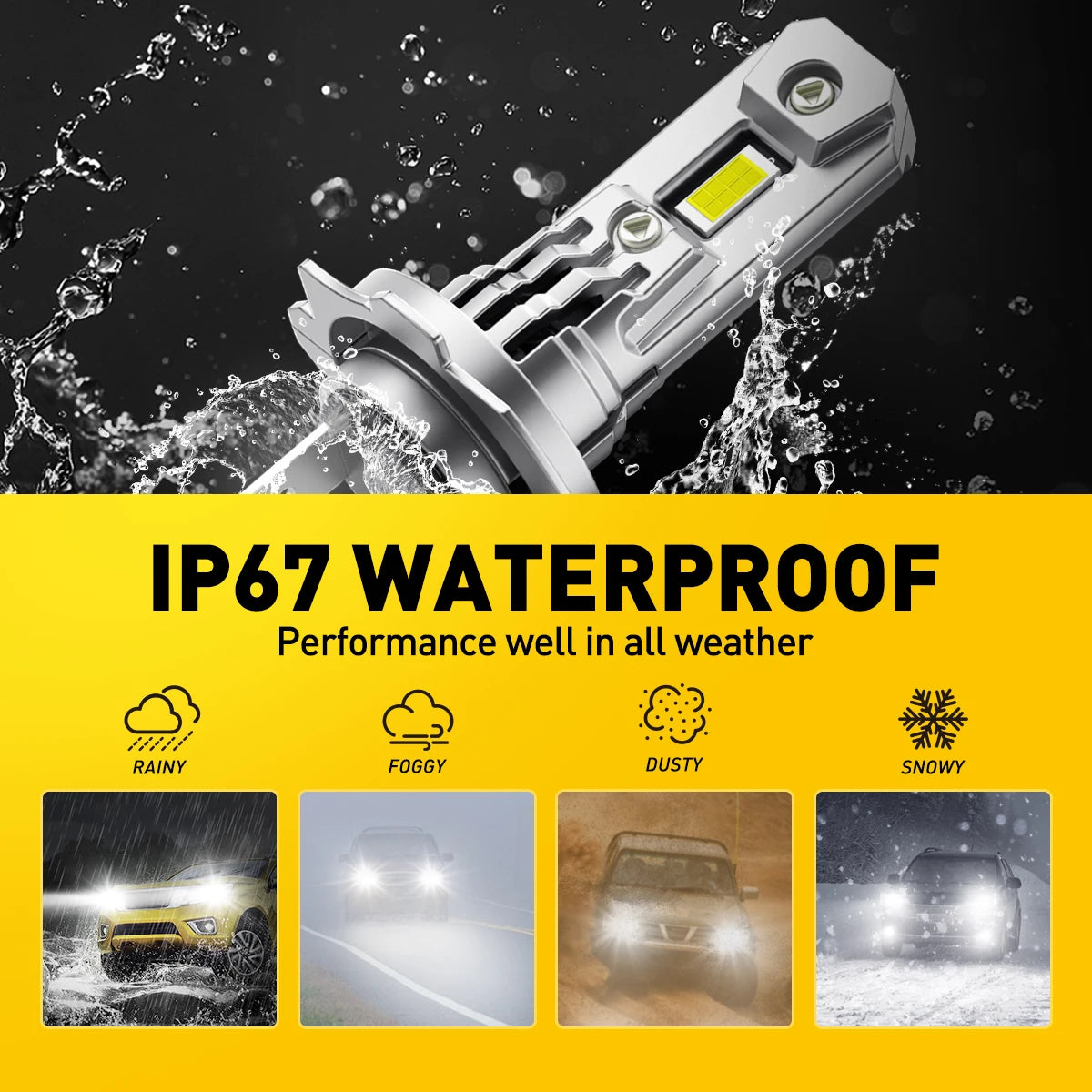 CSP H7 LED Car Headlamp Kit