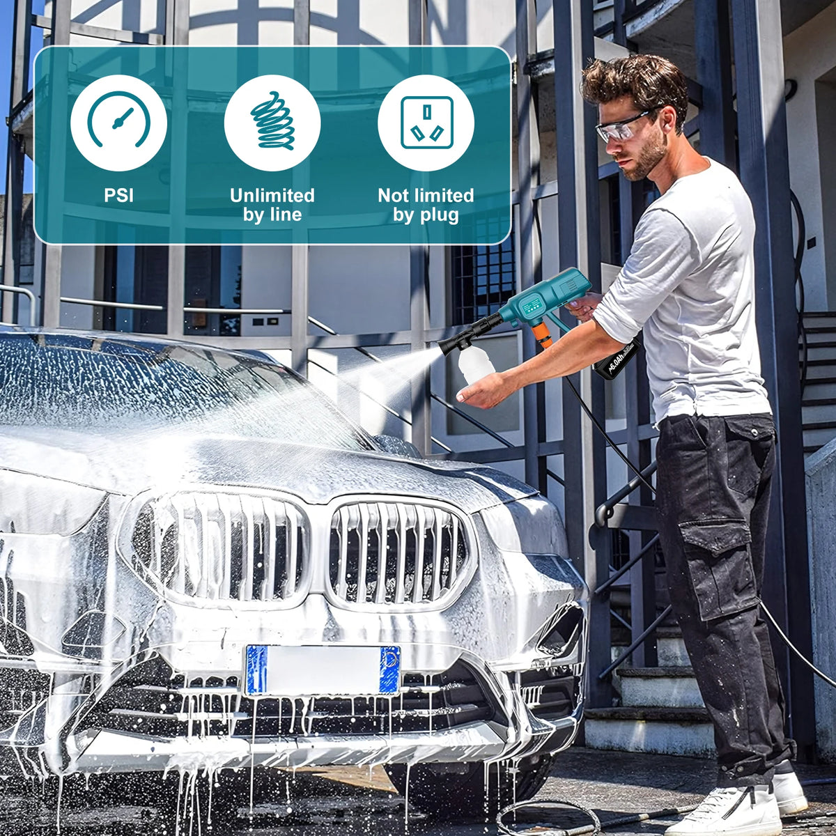 Cordless High Pressure Car Washer Gun