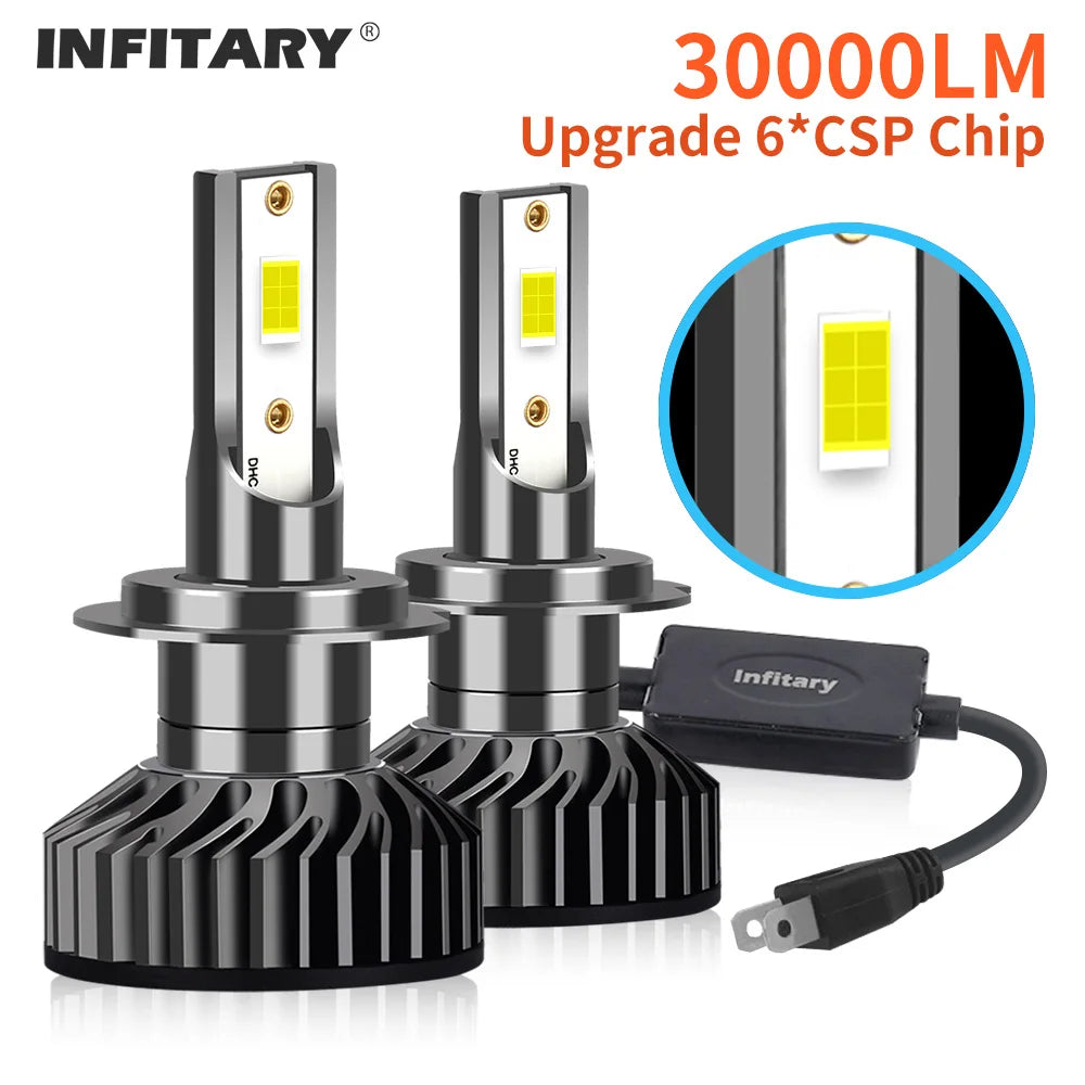Infitary LED Headlight 30000LM Canbus