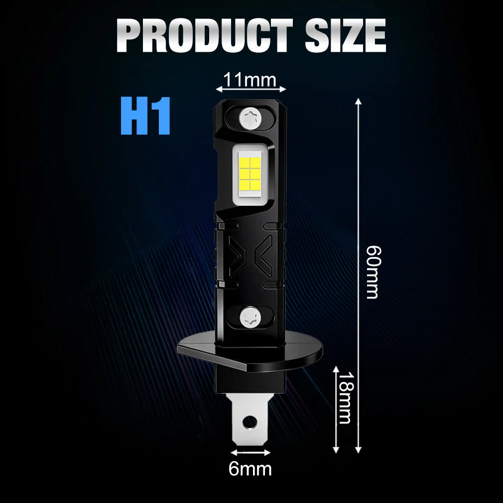 H1 مصباح أمامي LED بقوة 150 واط و 60000 لومن كانباص