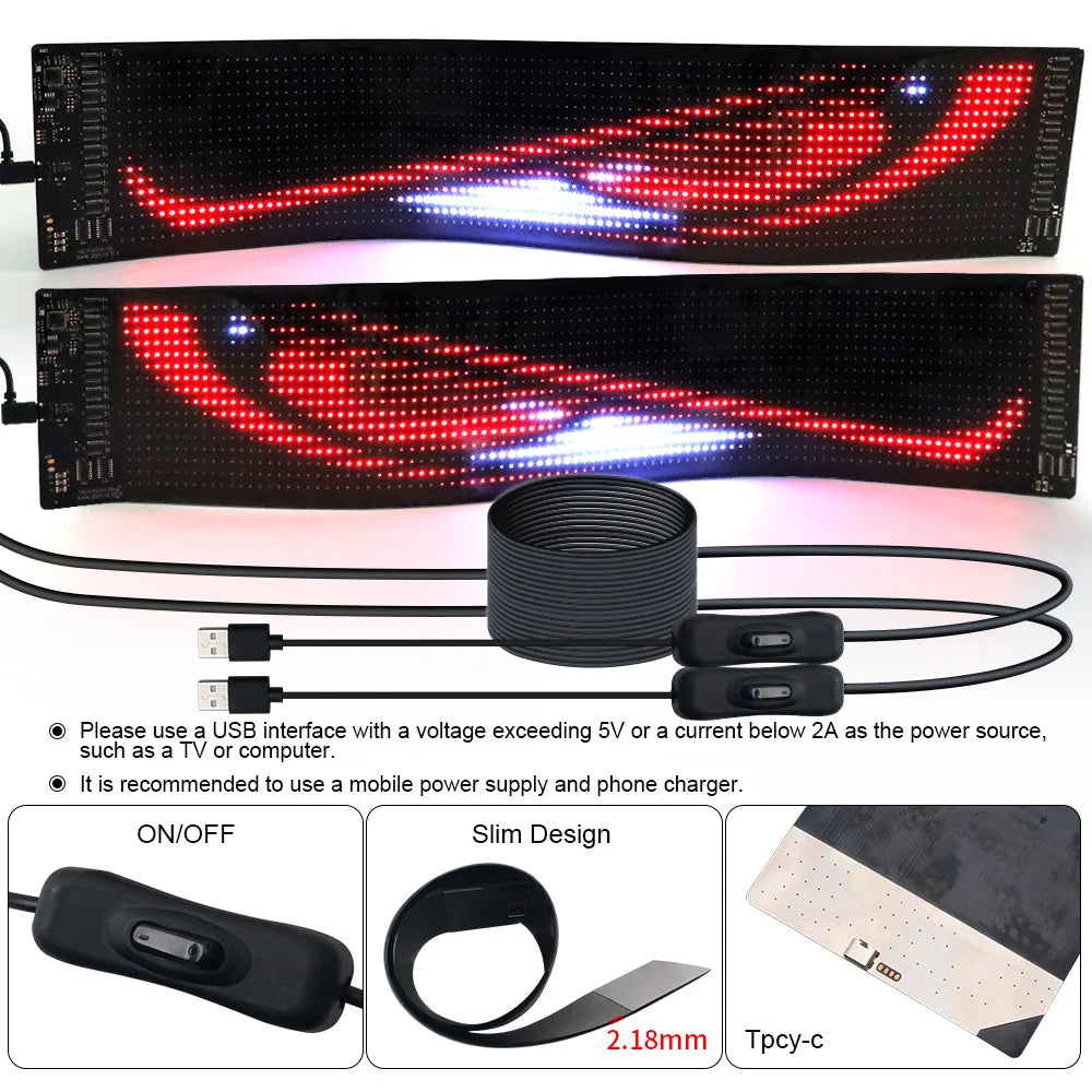 Devil Eyes LED Windshield Light (2PCS)