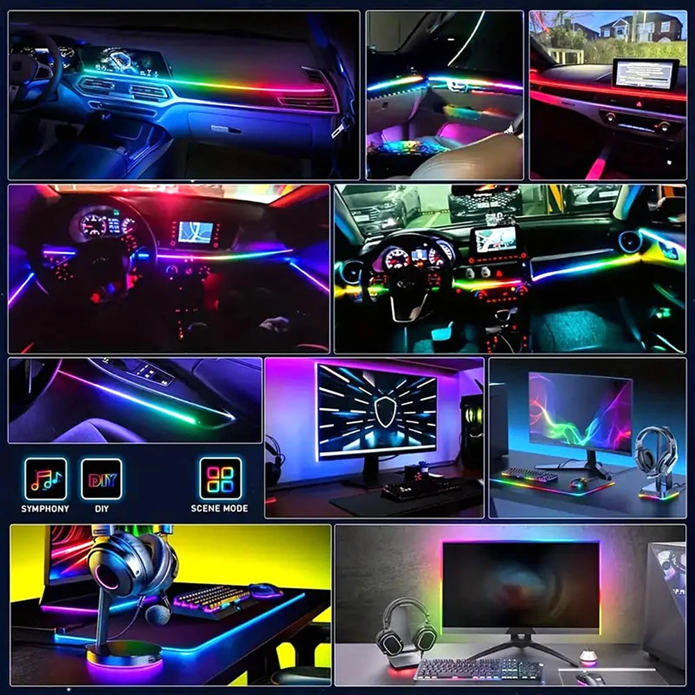 RGB Car Interior LED Strip Dreamcolor APP