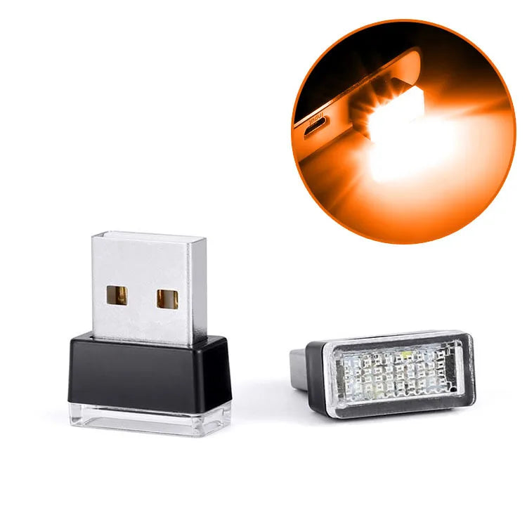 إضاءة LED محيطية صغيرة بمنفذ USB (قطعتان/10 قطع)