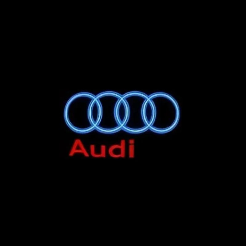 مصابيح أودي LED ضوئية للترحيب على الأبواب