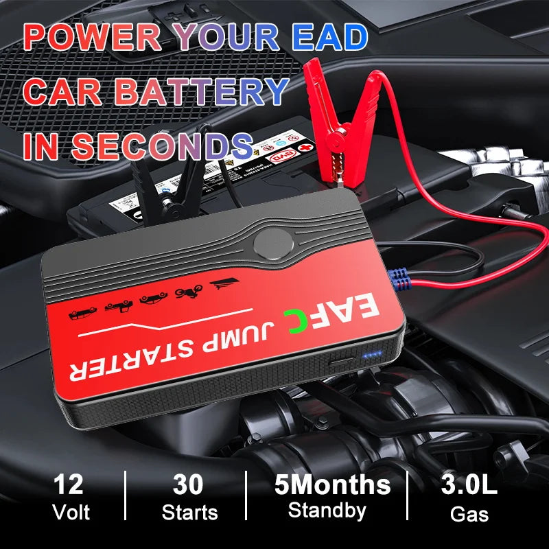 Portable 2000A Jump Starter 12V