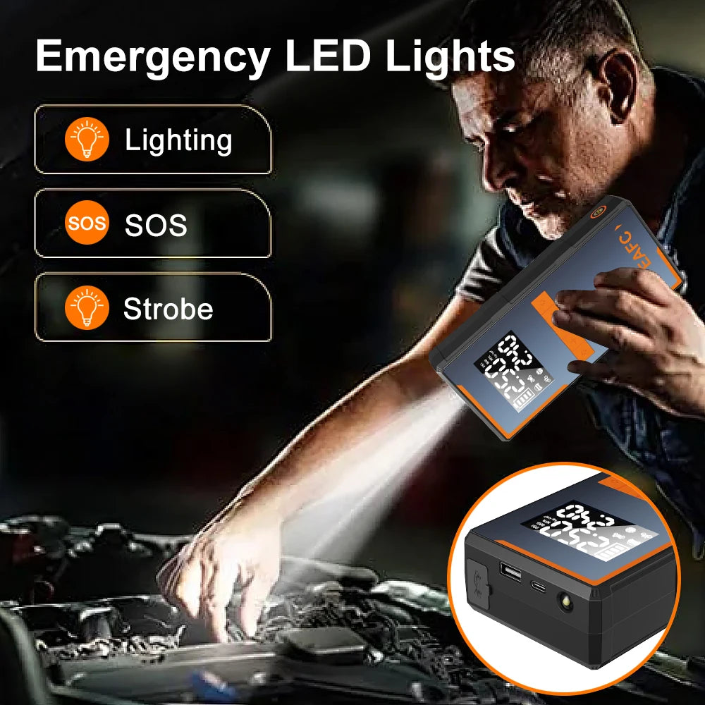 All-in-One Car Jump Starter & Air Pump