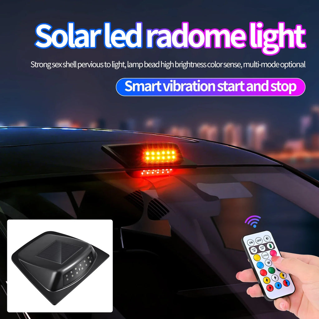 Solar LED Car Anti-Collision Warning Light