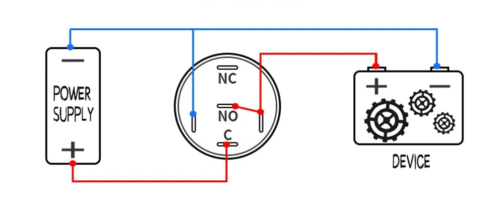 Metal Push Button Switch 12V (5PCS)