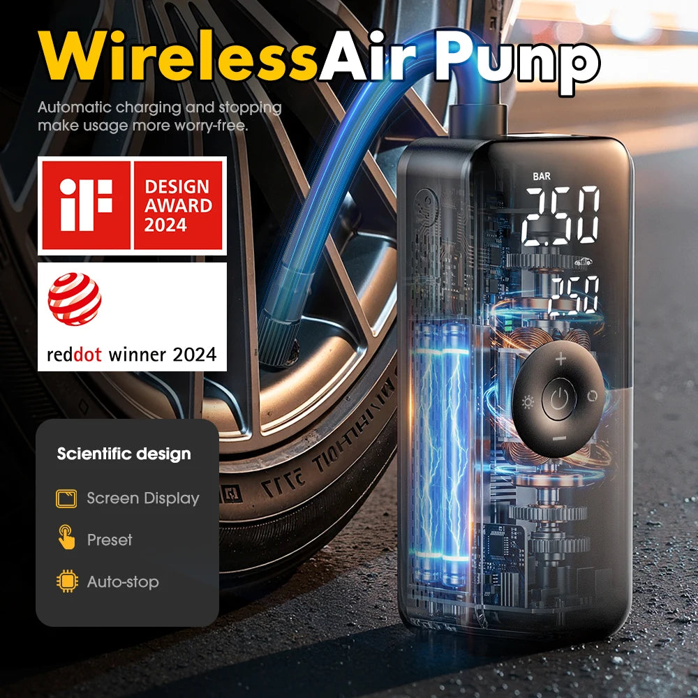 CARSUN Rechargeable Tire Inflator