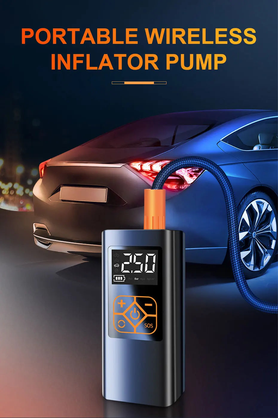 SEAMETAL Mini Tire Inflator