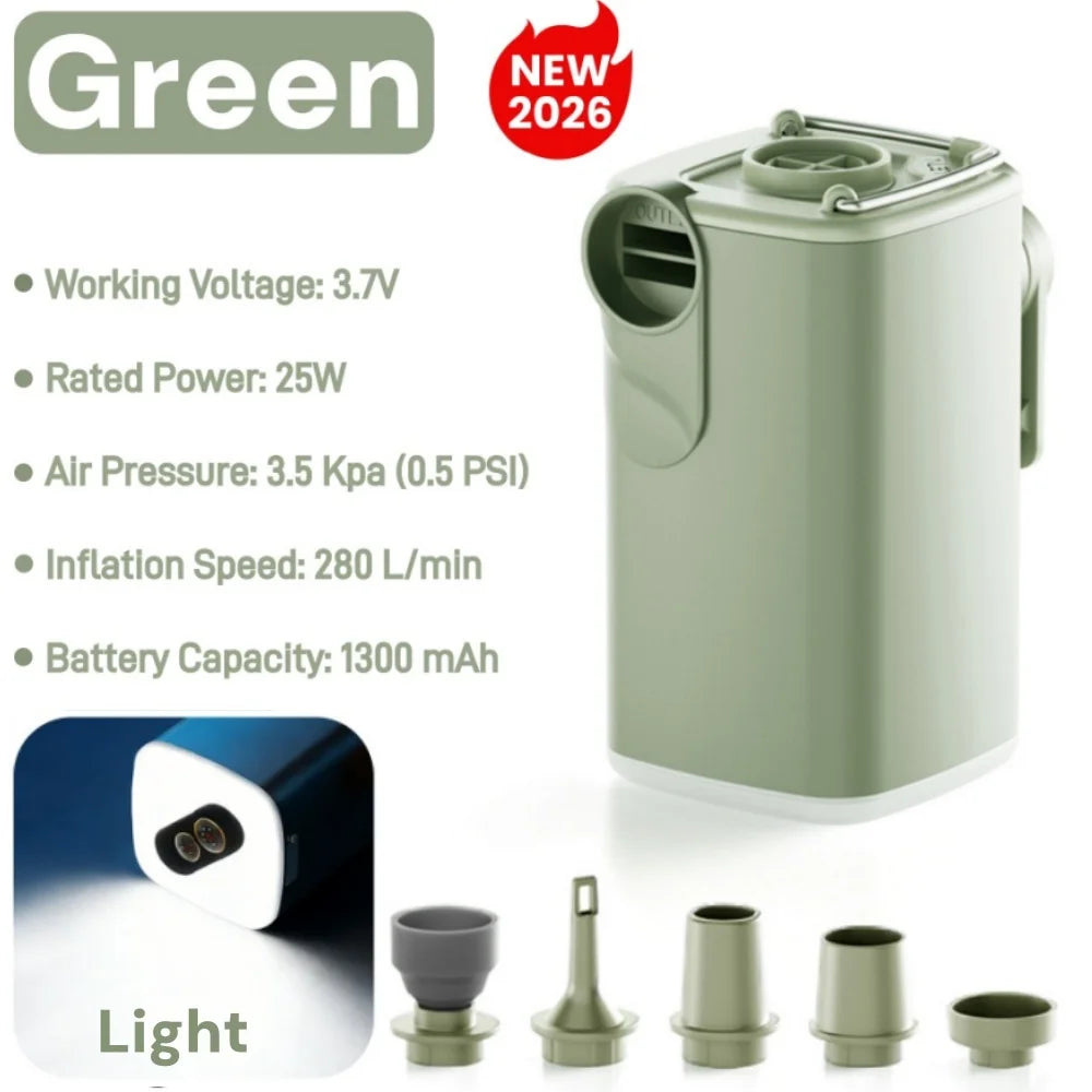 Mini Portable Air Pump 1300mAh