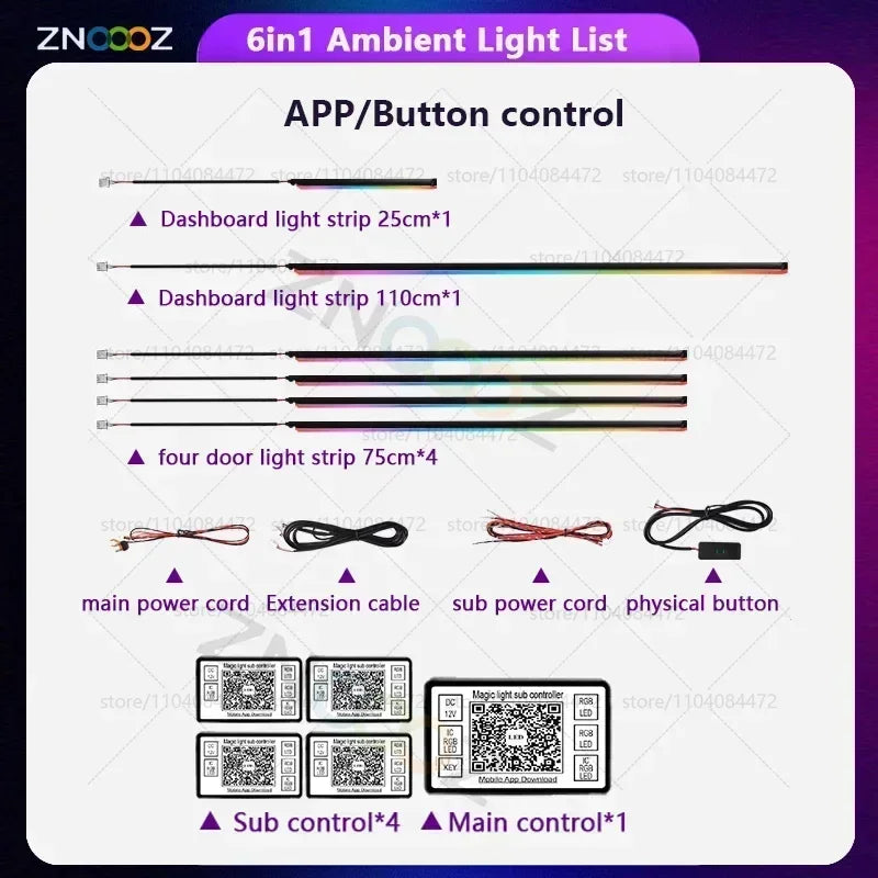 MG HS 22in1 RGB Ambient Light Kit