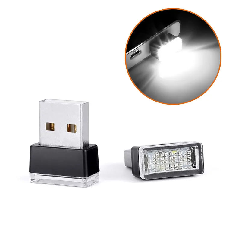 إضاءة LED محيطية صغيرة بمنفذ USB (قطعتان/10 قطع)