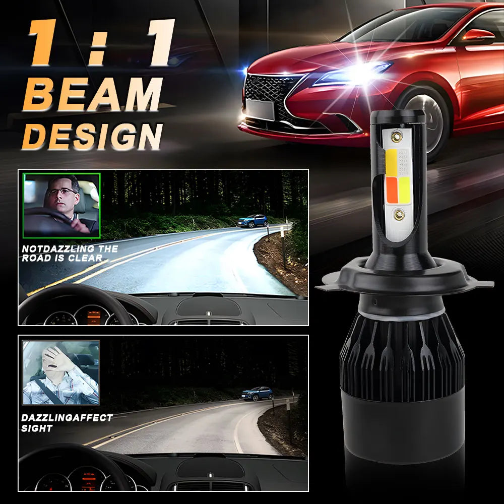S2 كشافات LED أمامية 4 ألوان 80 واط كانباص