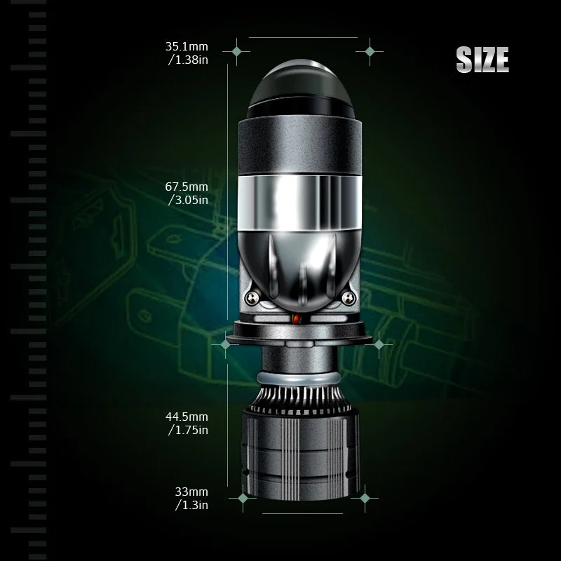 ستيلا H4 LED 220000LM