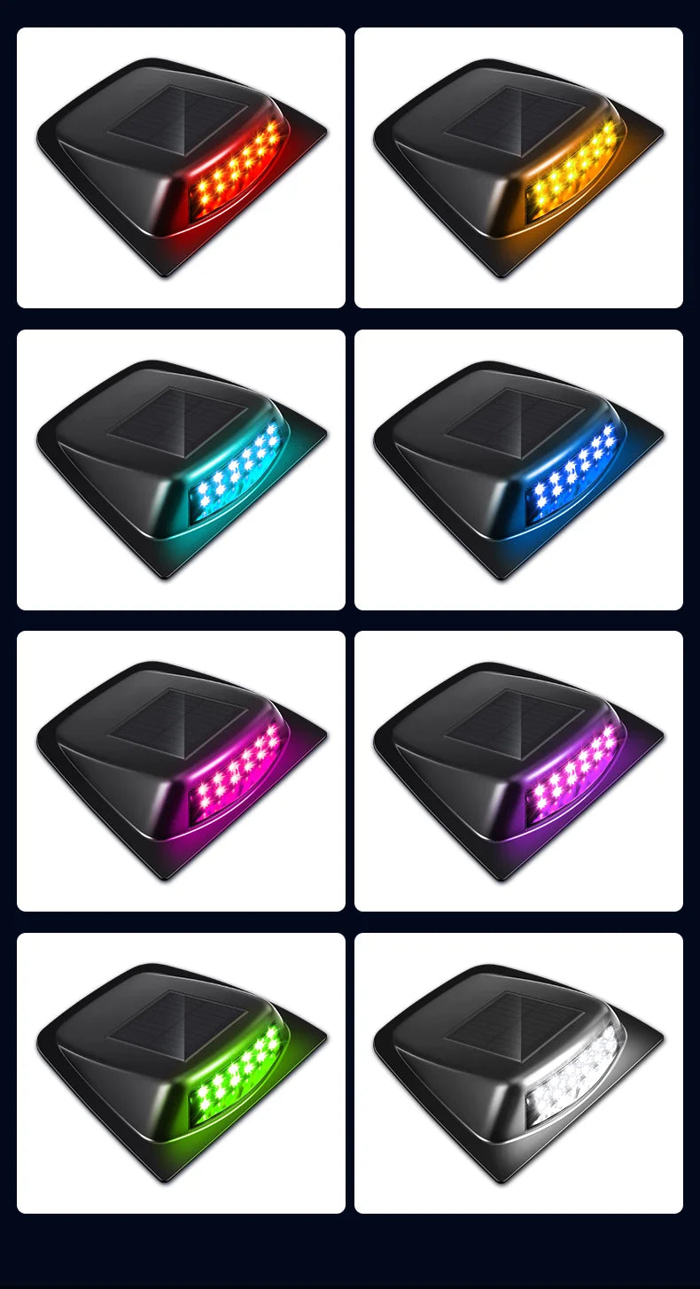 Solar LED Car Anti-Collision Warning Light