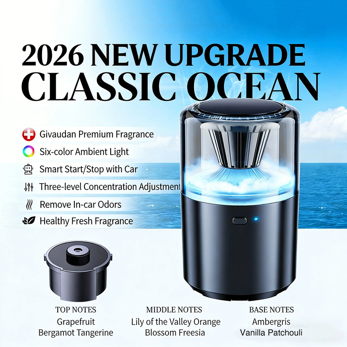 موزع عطر سحابي للسيارة