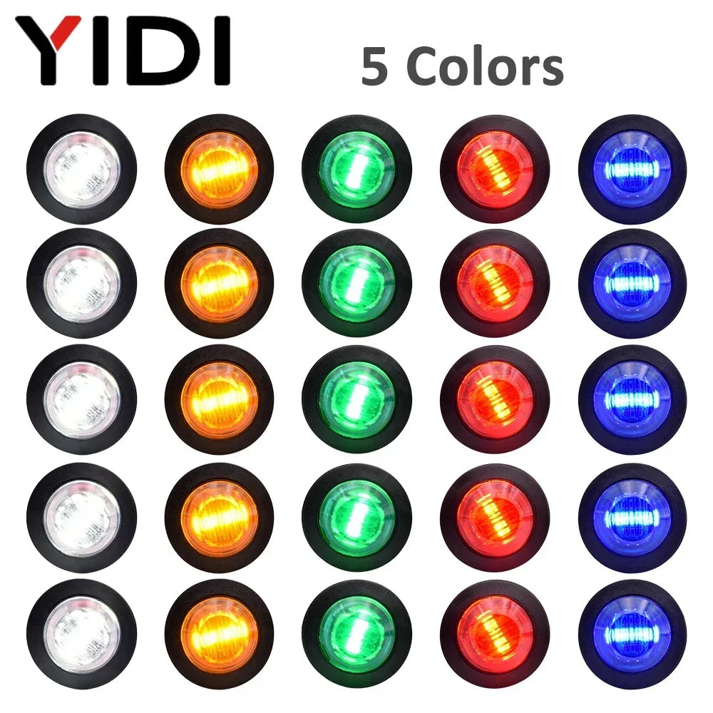 مصباح جانبي LED DRL مقاوم للماء 12 فولت