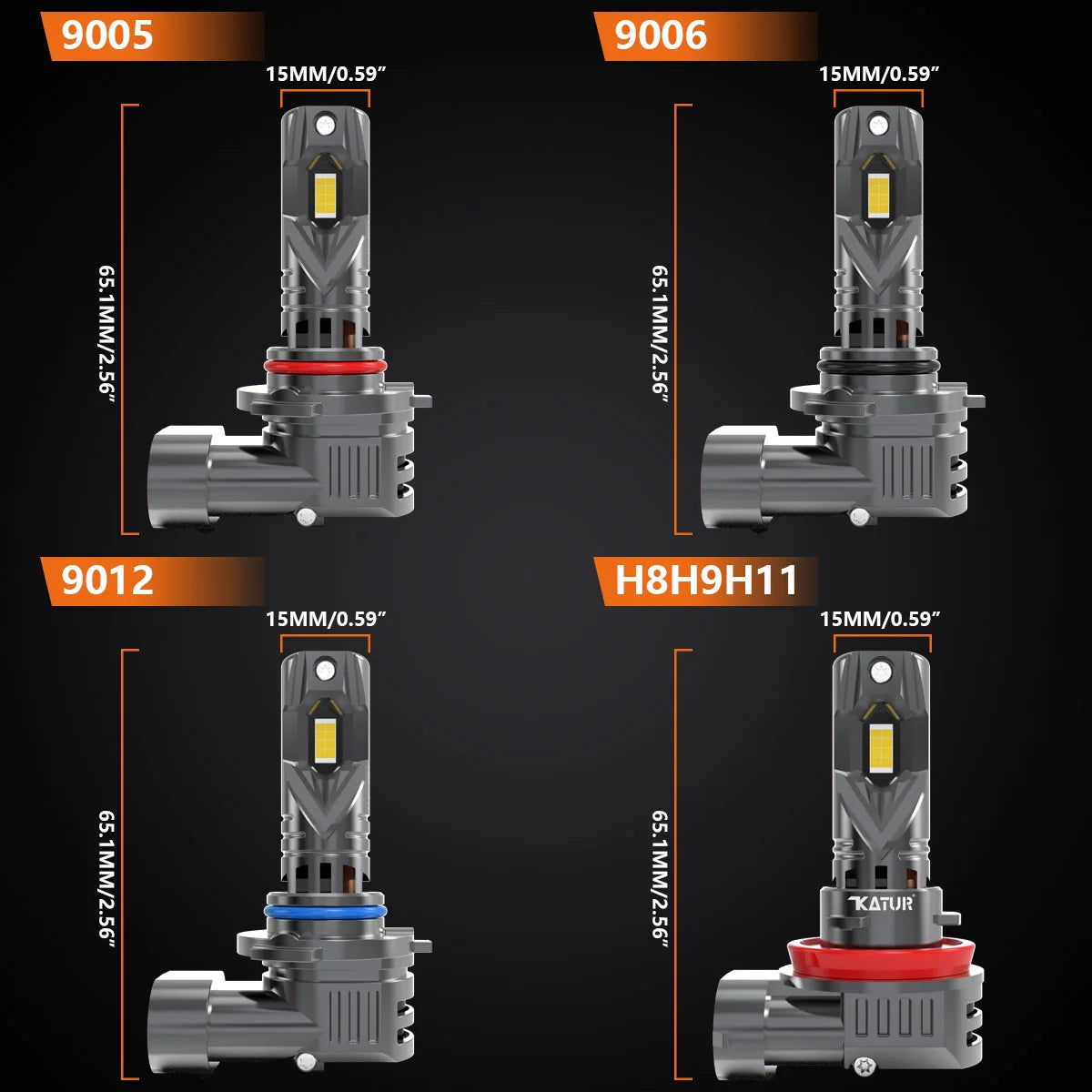 H8/H11 LED Headlight 100W 20000LM Canbus