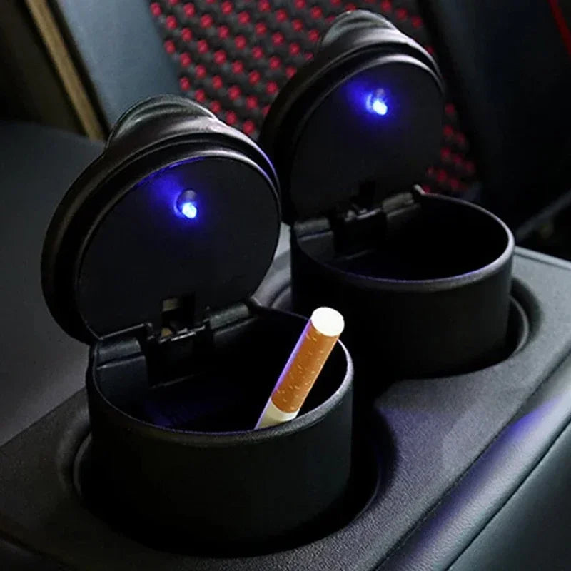 Portable LED Car Ashtray
