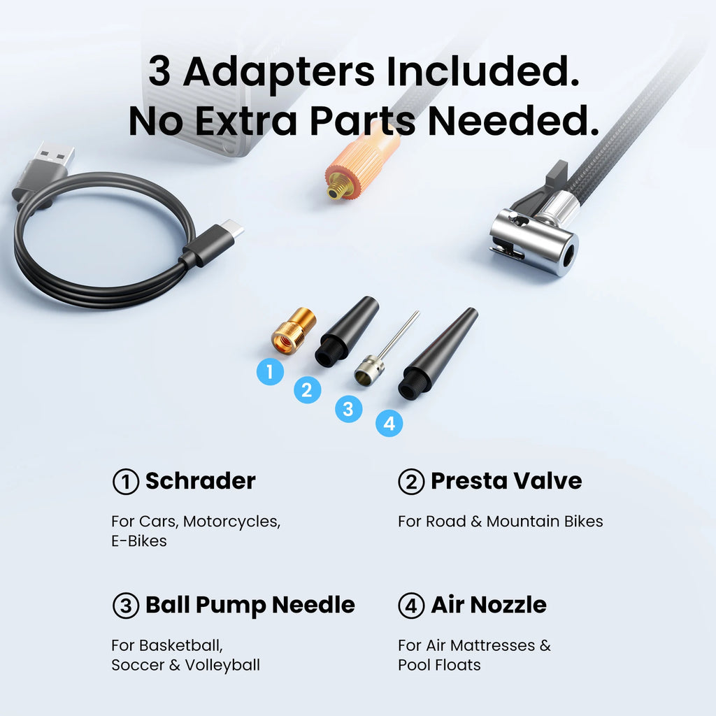 Wireless Tire Inflator 5200mAh