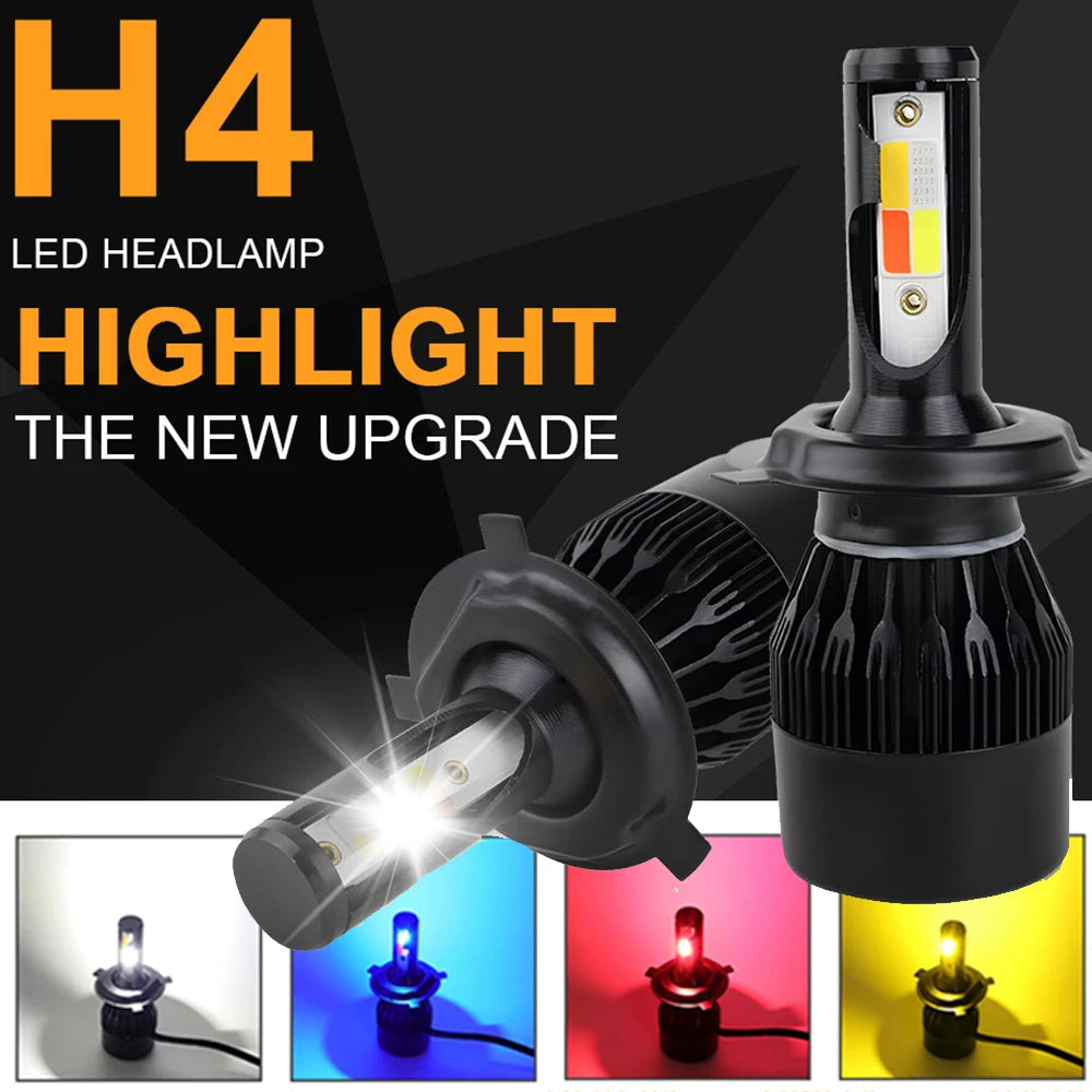 S2 كشافات LED أمامية 4 ألوان 80 واط كانباص