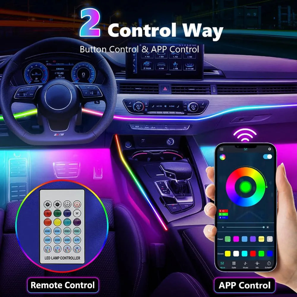 RGB Car Interior LED Strip Dreamcolor APP