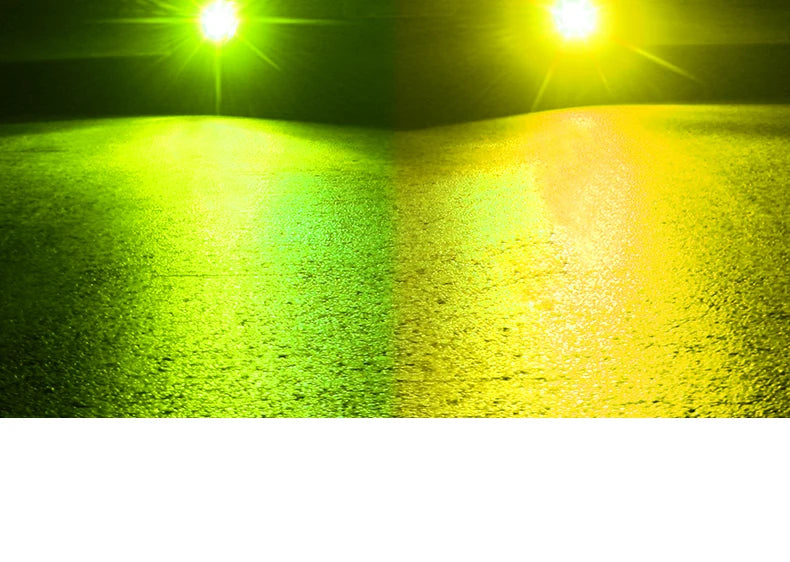 H11 Dual Color LED Laser Fog Light