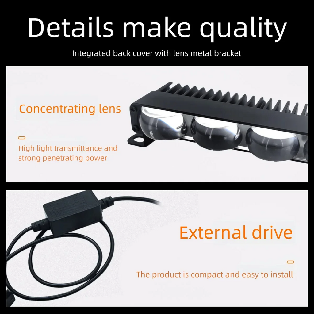 Matrix Laser Grill LED Spotlight 2PCS