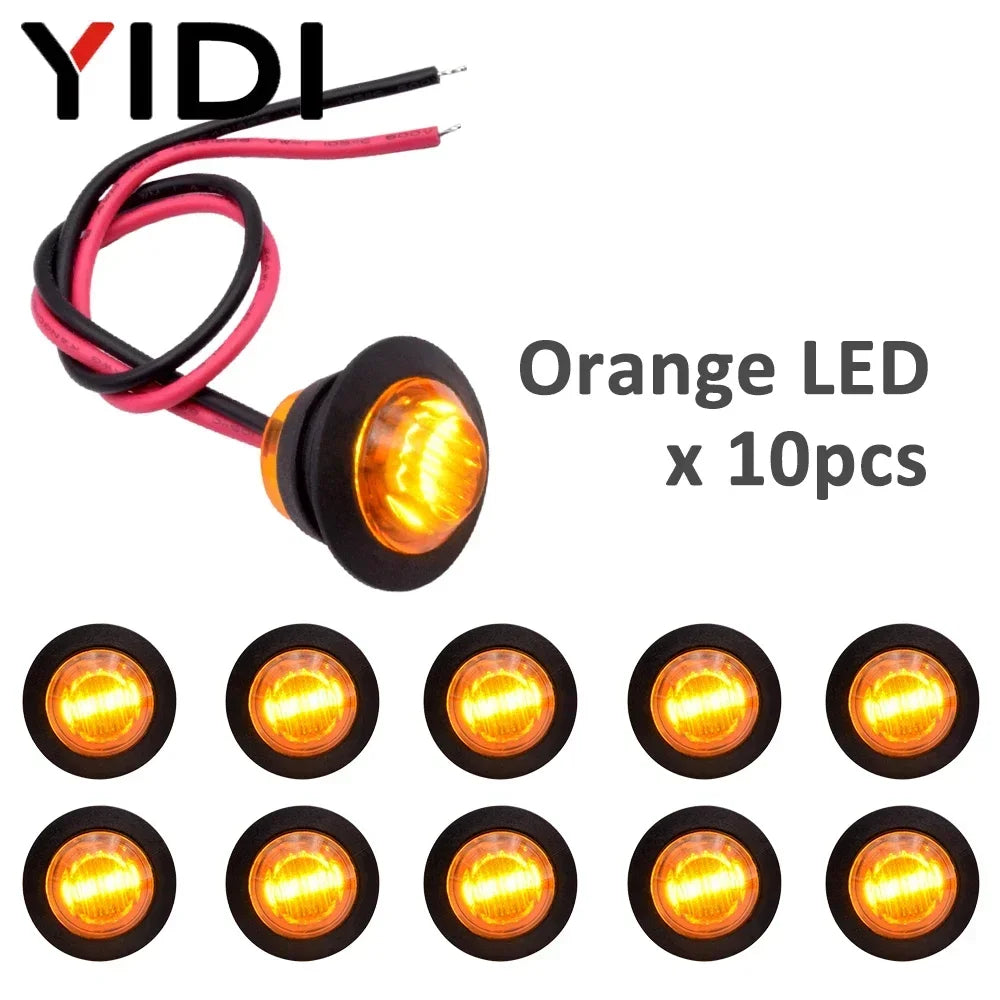 مصباح جانبي LED DRL مقاوم للماء 12 فولت