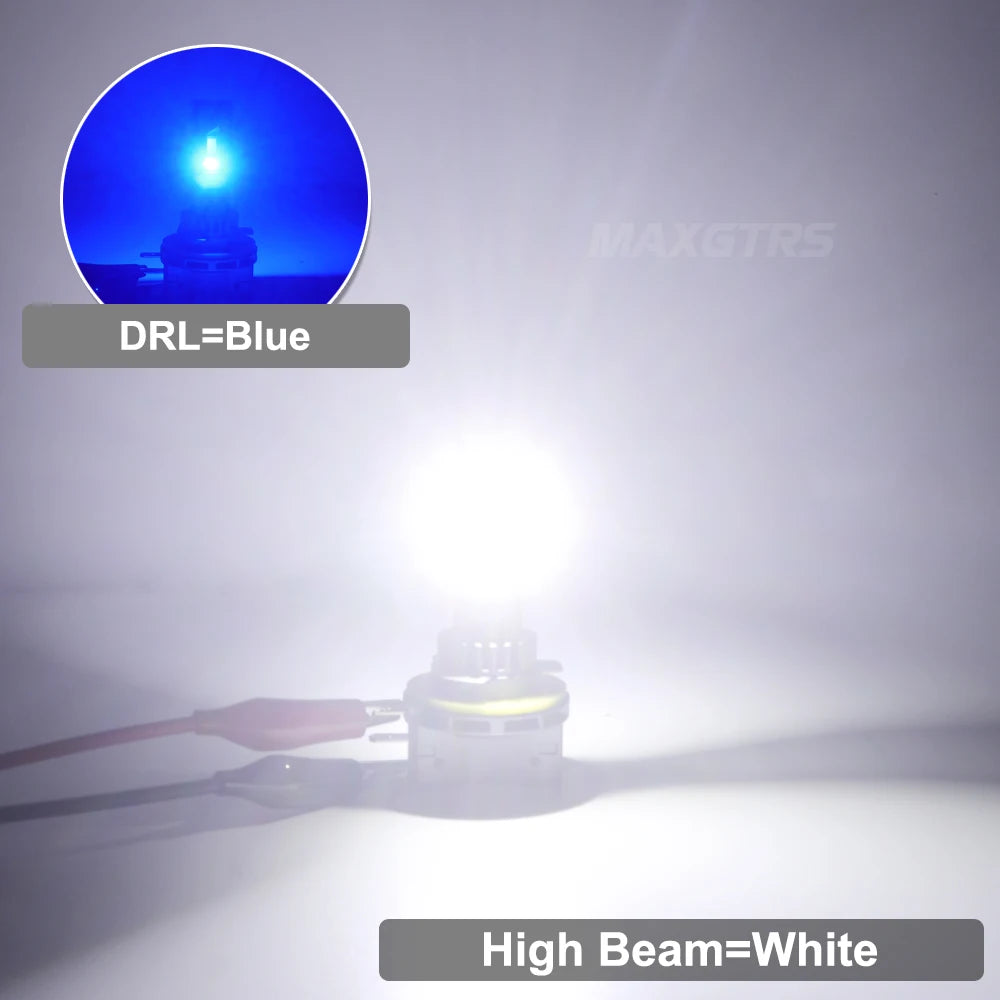 مصباح أمامي LED H15 بقوة 30000 لومن بتقنية Canbus ودرجة حرارة 6500 كلفن