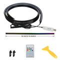 إضاءة محيطية USB RGB للزجاج الأمامي 140/150 سم