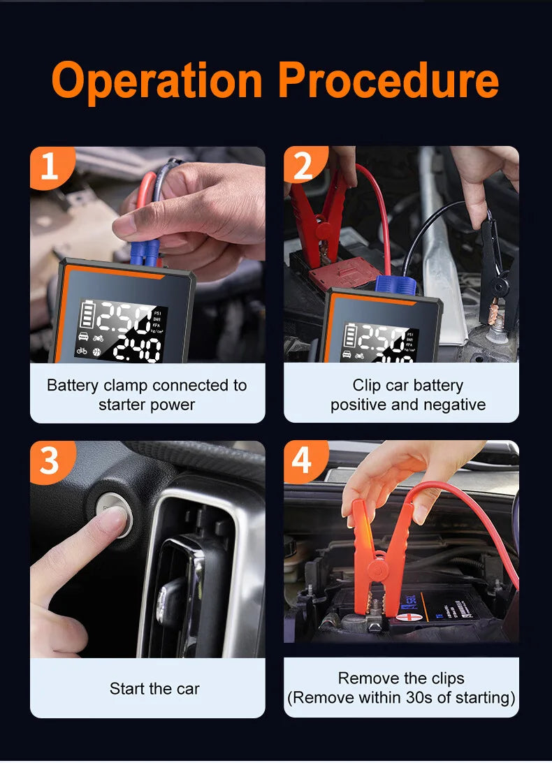 All-in-One Car Jump Starter & Air Pump