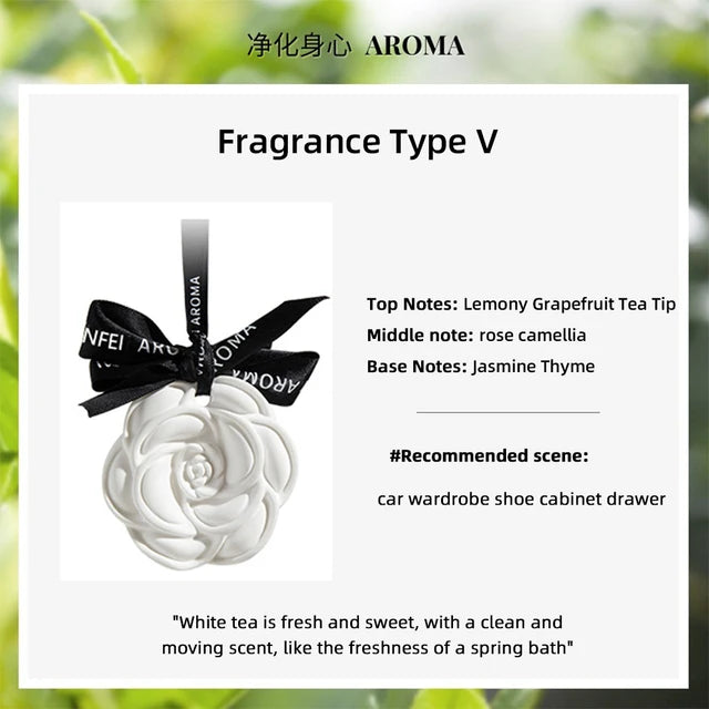 Gypsum Flower Car Air Freshener