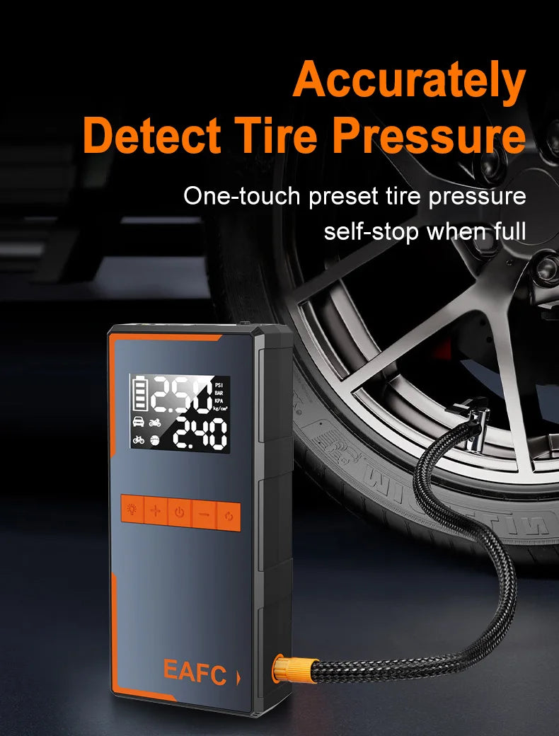 All-in-One Car Jump Starter & Air Pump