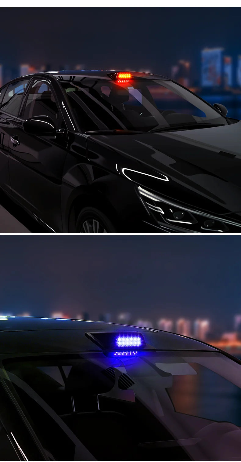 Solar LED Car Anti-Collision Warning Light