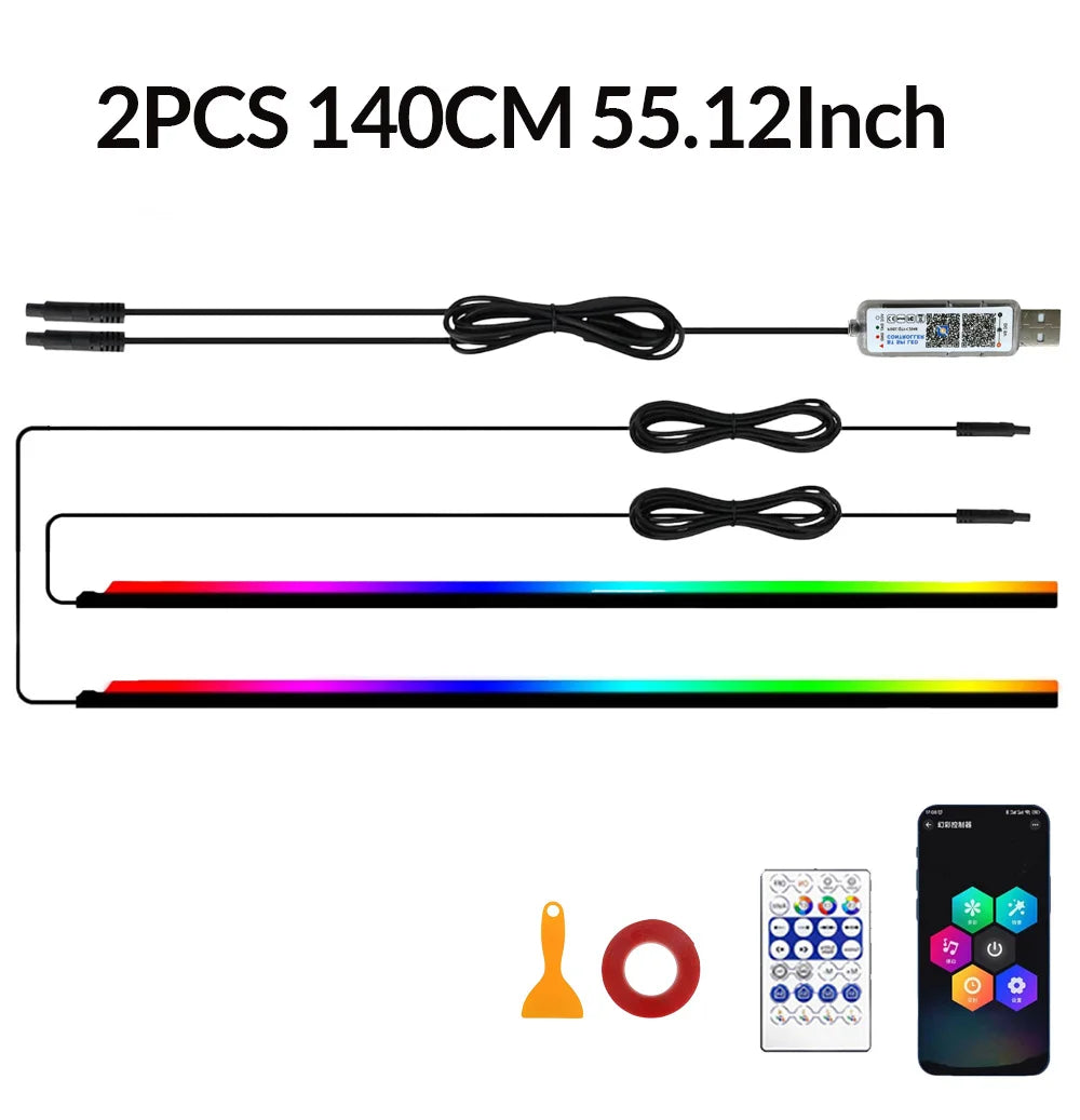 RGB Car Interior LED Strip Dreamcolor APP