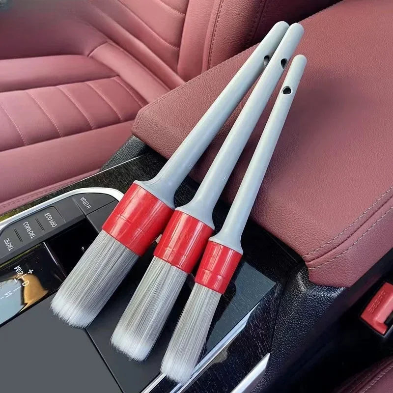 3Pcs Car Detail Brush Set