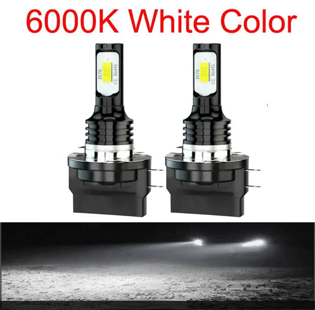 H15/H11B مصباح أمامي LED 30000 لومن (قطعتان)